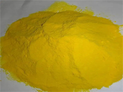 الشركة المصنعة باك المواد الكيميائية لمعالجة المياه مسحوق أصفر